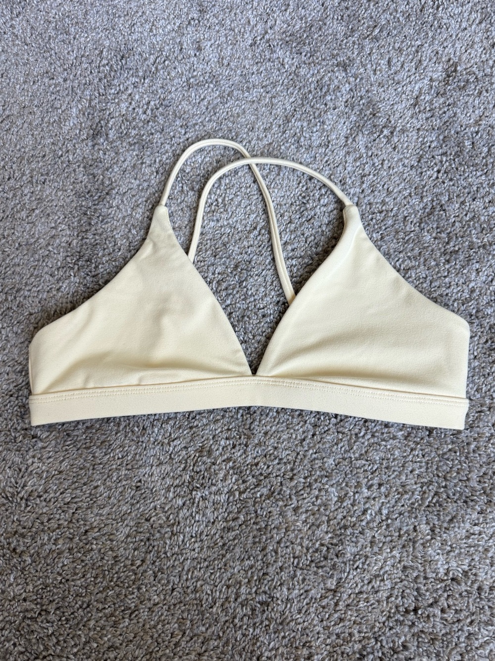 Women's Cream Bralette Sports Bra